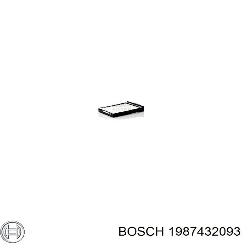 Фільтр повітряний обігрівача Bosch 1987432093 ціна, від 7.36 USD