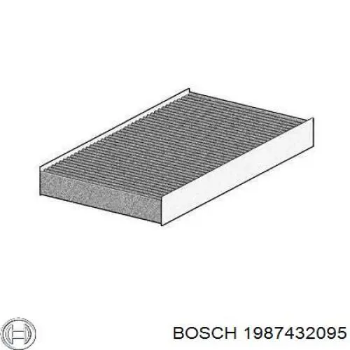 Купити 1987432095 Bosch Фільтр салону вугільний