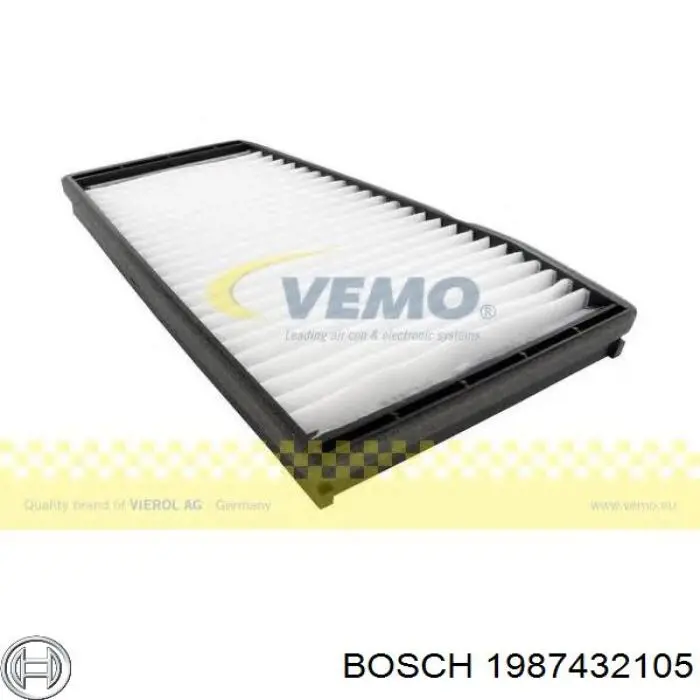Фільтр повітряний обігрівача Bosch 1987432105 ціна, від 4.48 USD