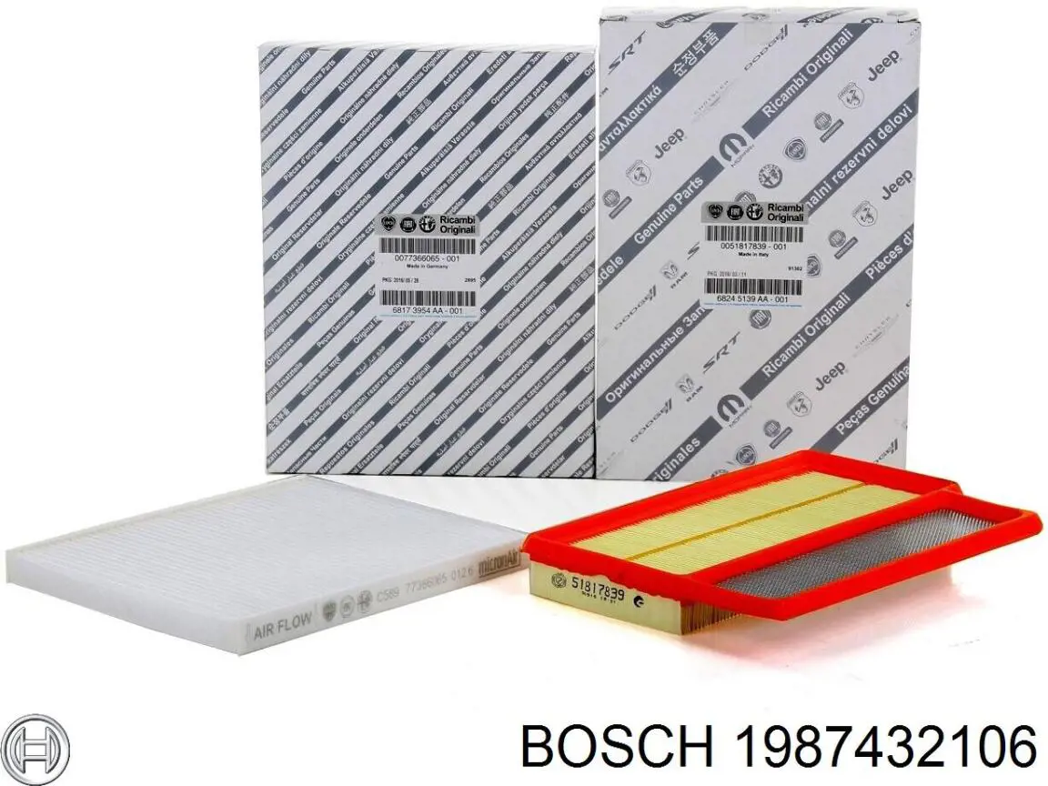 Купити 1987432106 Bosch Фільтр салону вугільний