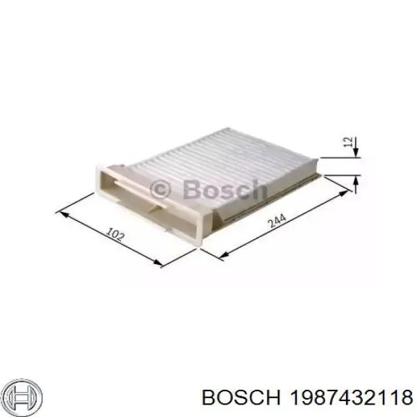 1987432118 Bosch фільтр салону