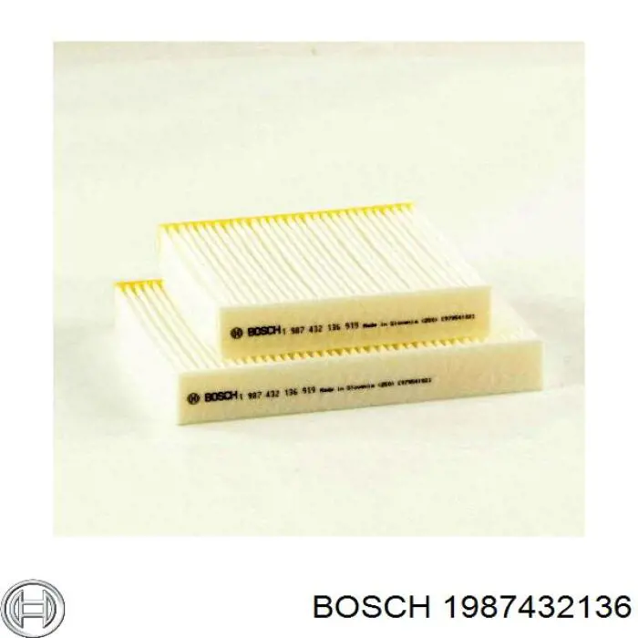 Купити 1987432136 Bosch Фільтр салону вугільний
