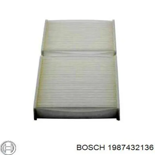 Повітряний фільтр салону Bosch 1987432136