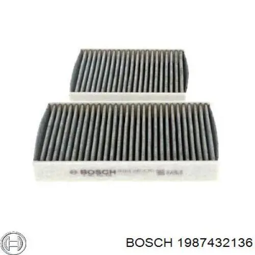 1987432136 Bosch Внутрішньосалонний фільтр