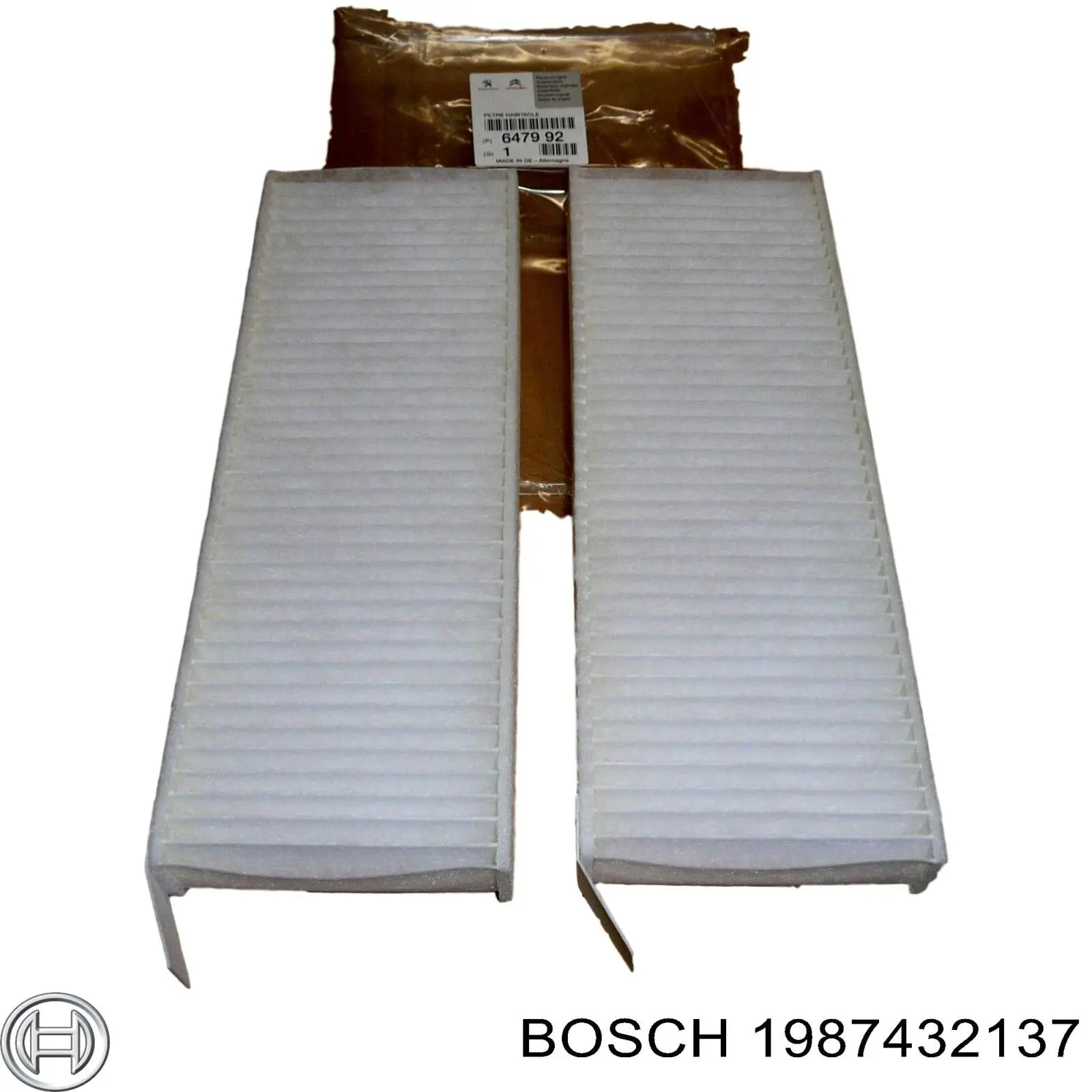 Купити 1987432137 Bosch Фільтр салону вугільний