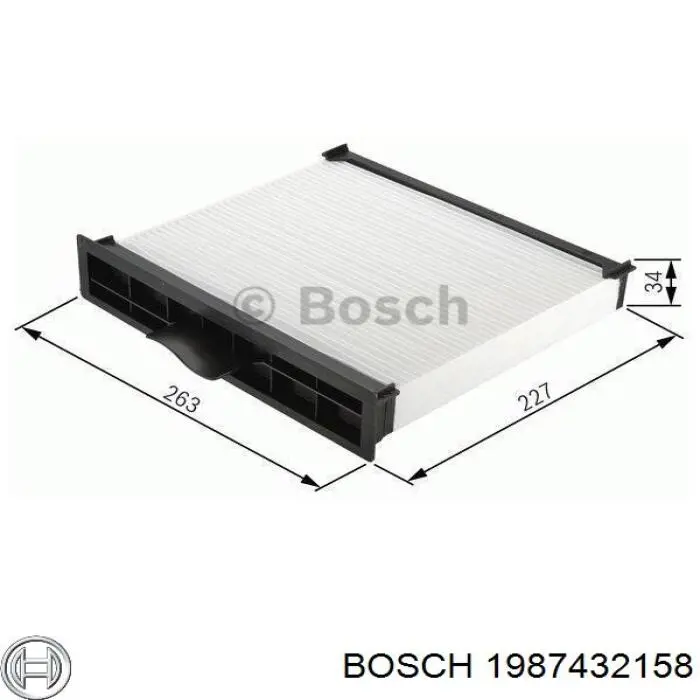 1987432158 Bosch фільтр салону