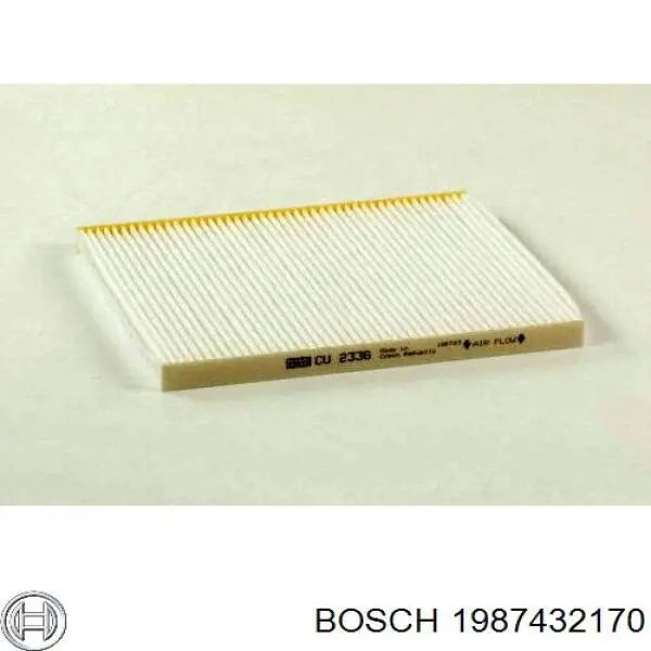 1987432170 Bosch Внутрішньосалонний фільтр