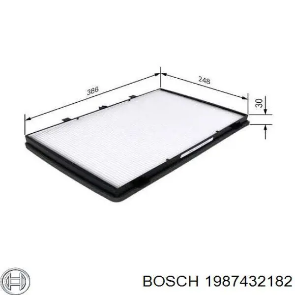 1987432182 Bosch фільтр салону