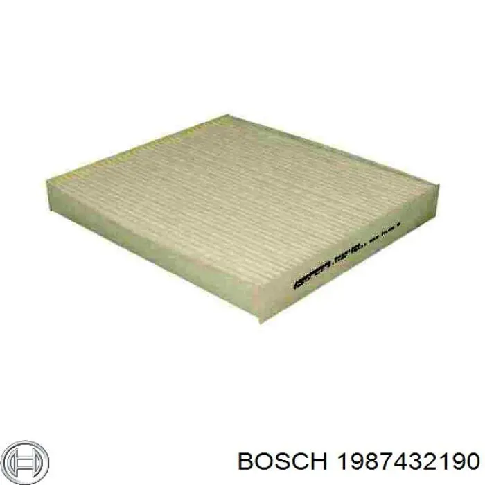 Купити 1987432190 Bosch Фільтр салону вугільний