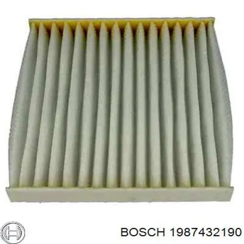 Повітряний фільтр салону Bosch 1987432190