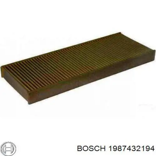 Фільтр повітряний обігрівача Bosch 1987432194 ціна, від 8.39 USD