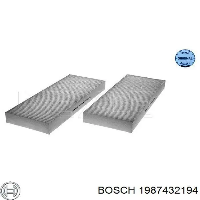 Повітряний фільтр салону Bosch 1987432194