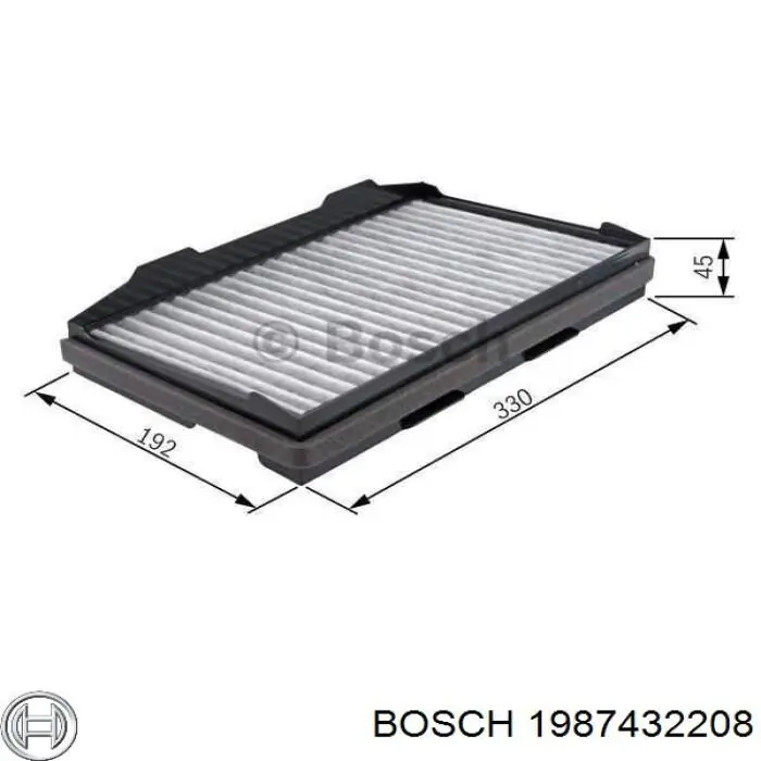 1987432208 Bosch фільтр салону