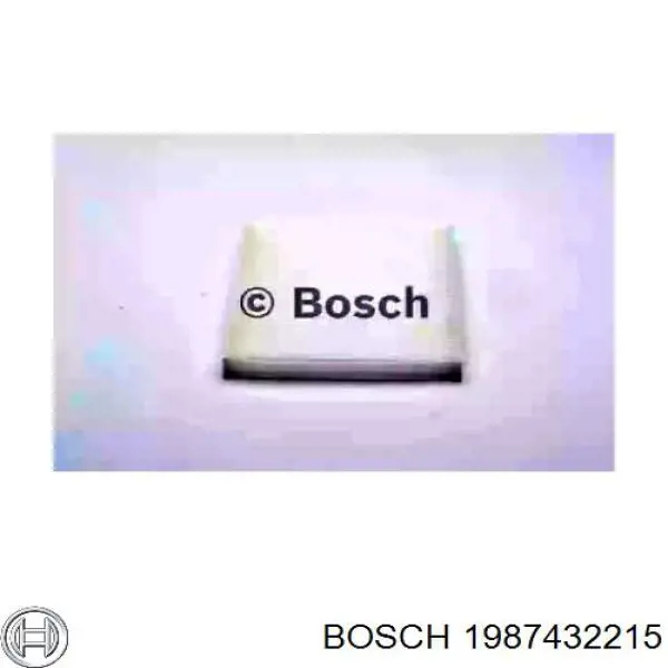 Повітряний фільтр салону Bosch 1987432215