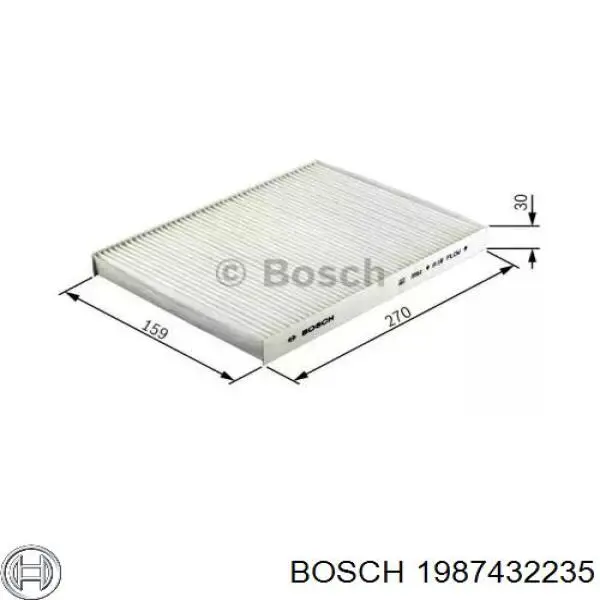 1987432235 Bosch фільтр салону