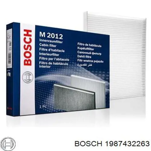 Купити 1987432263 Bosch Фільтр салону вугільний