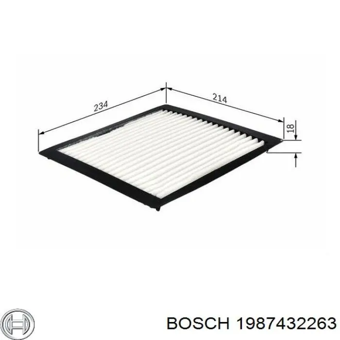 1987432263 Bosch фільтр салону