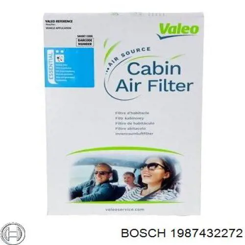 Купити 1987432272 Bosch Фільтр салону вугільний
