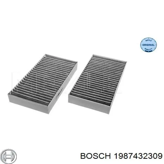 Повітряний фільтр салону Bosch 1987432309