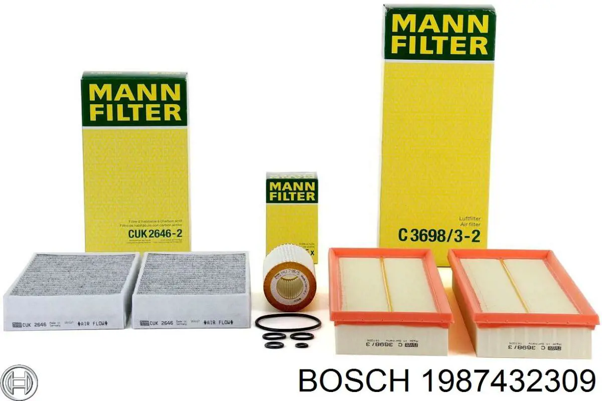 Фільтр повітряний обігрівача Bosch 1987432309 ціна, від 26.30 USD