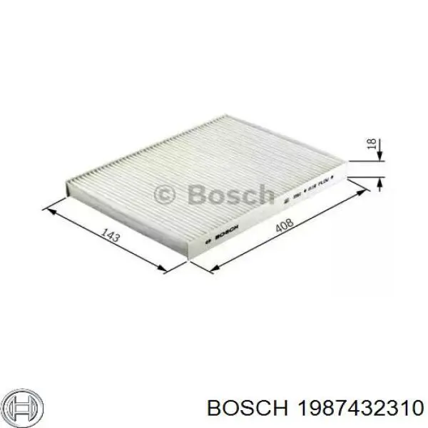 1987432310 Bosch фільтр салону