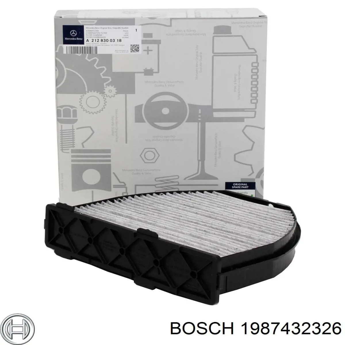 Фільтр салону 1987432326 Bosch