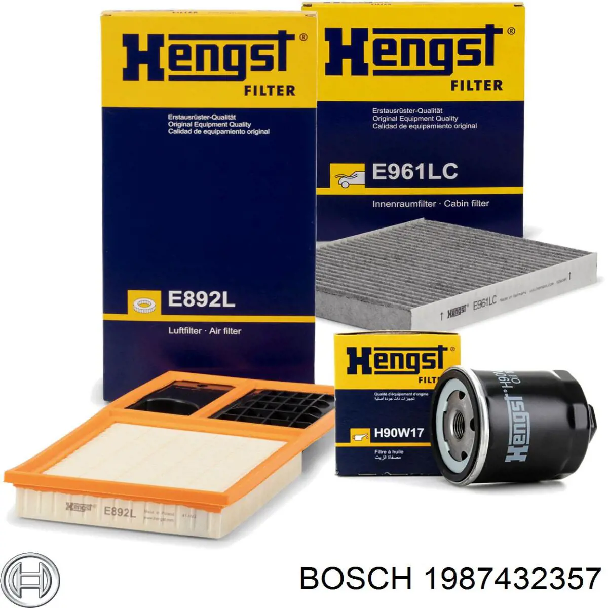 Фільтр повітряний обігрівача Bosch 1987432357 ціна, від 10.46 USD