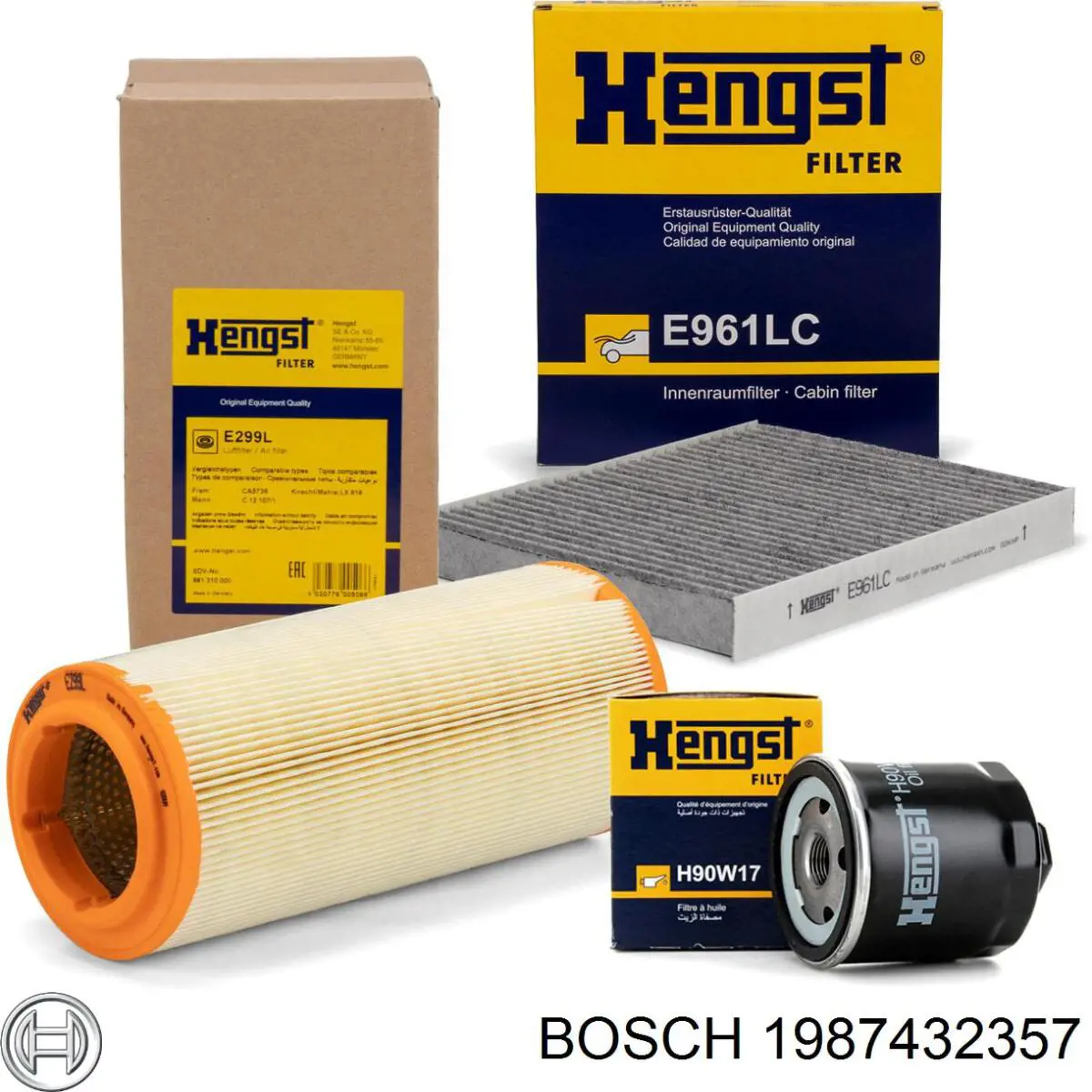 Купити 1987432357 Bosch Фільтр салону вугільний
