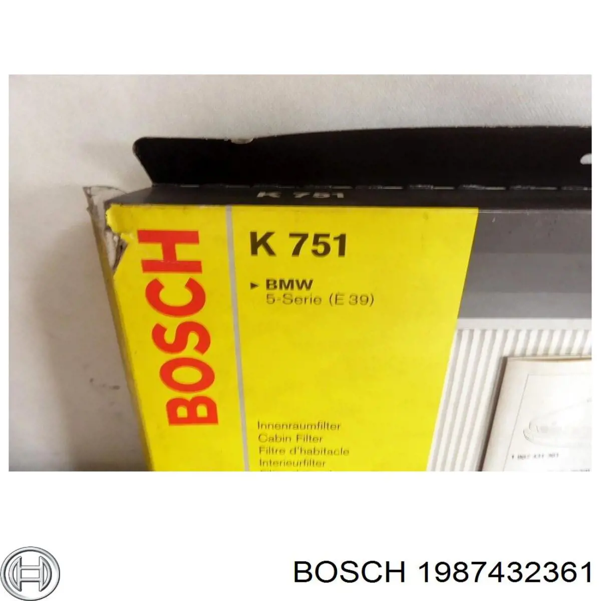 Купити 1987432361 Bosch Фільтр салону вугільний