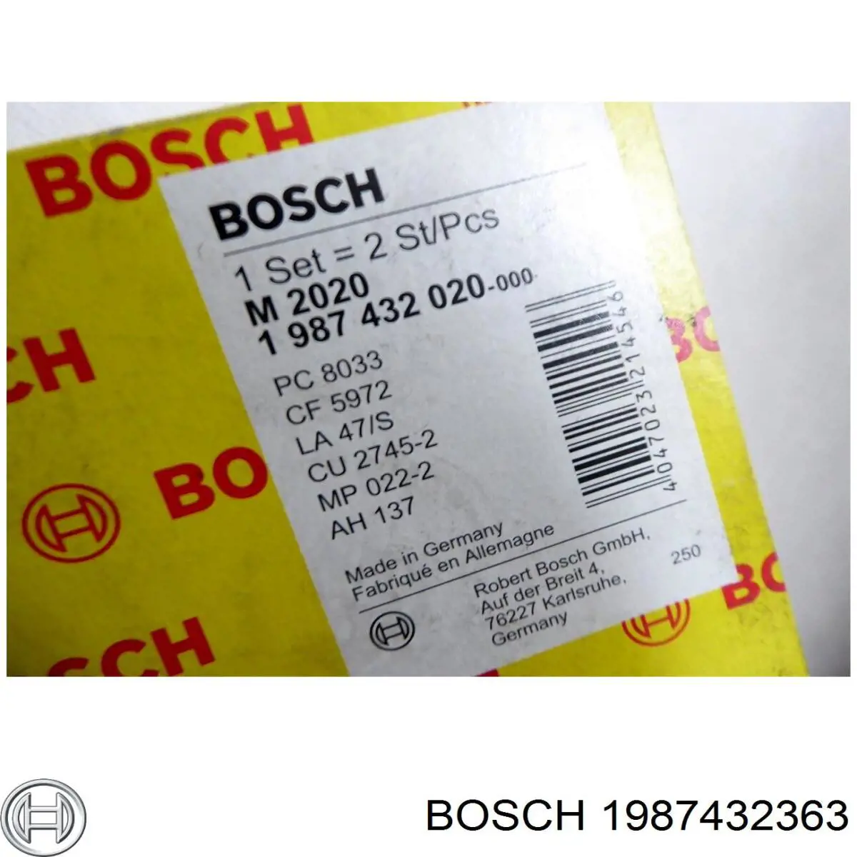 Купити 1987432363 Bosch Фільтр салону вугільний