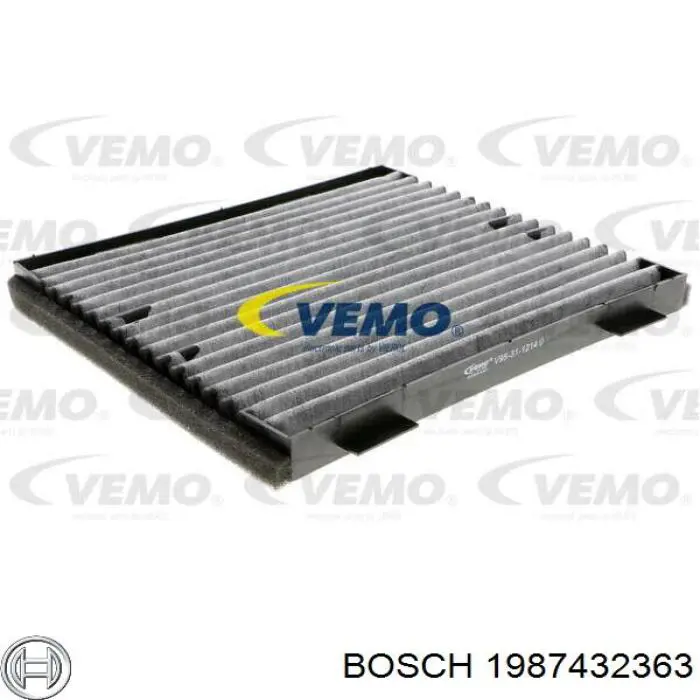1987432363 Bosch Внутрішньосалонний фільтр