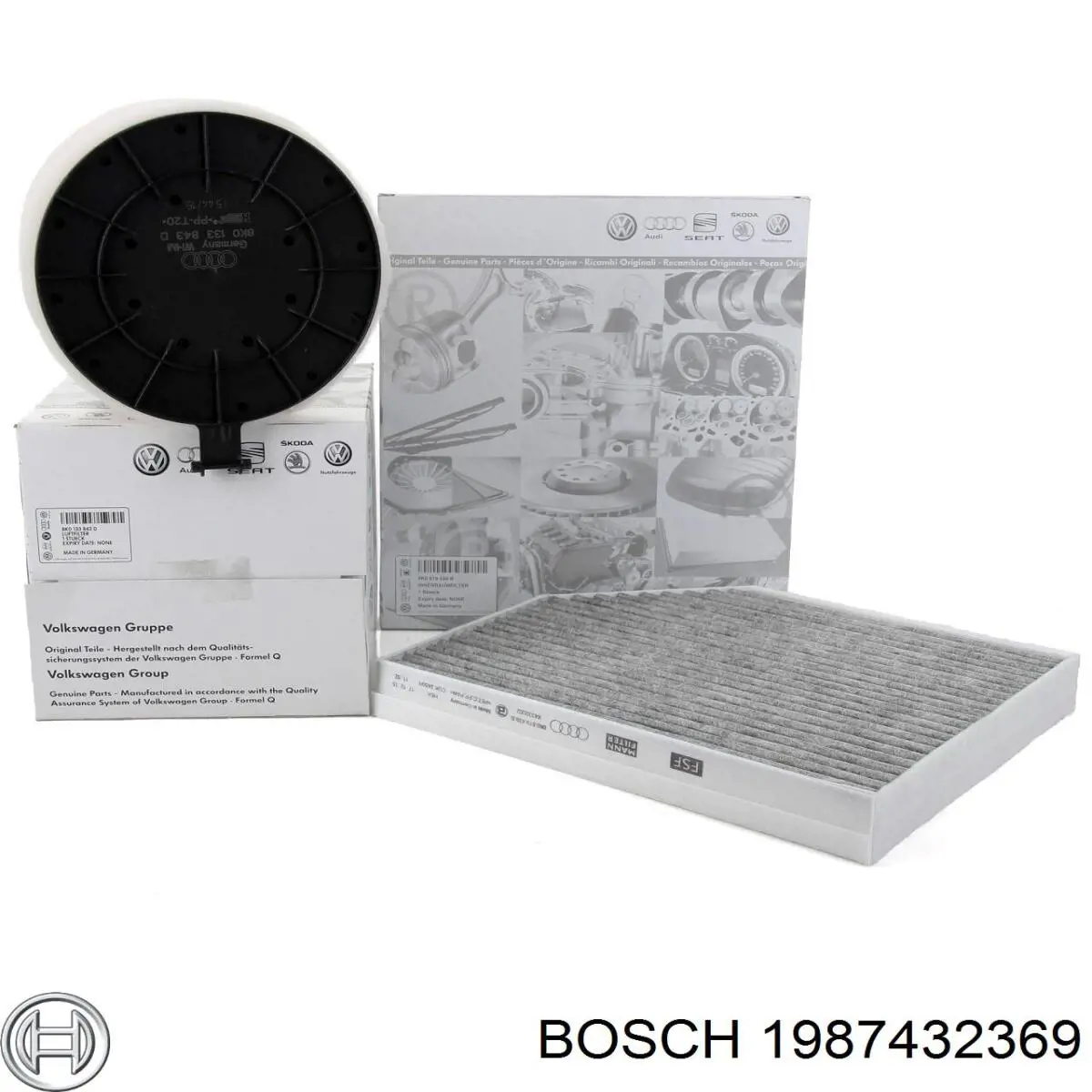 Купити 1987432369 Bosch Фільтр салону вугільний