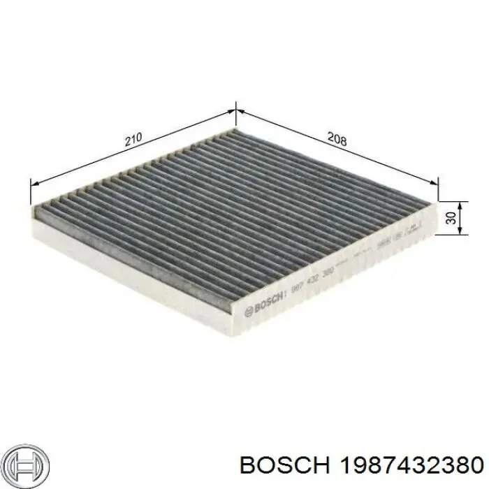 Фільтр салону 1987432380 Bosch