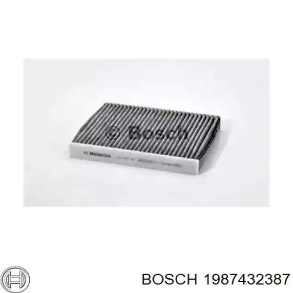 Купити 1987432387 Bosch Фільтр салону вугільний