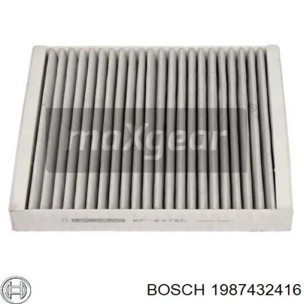 Фільтр повітряний обігрівача Bosch 1987432416 ціна, від 12.34 USD