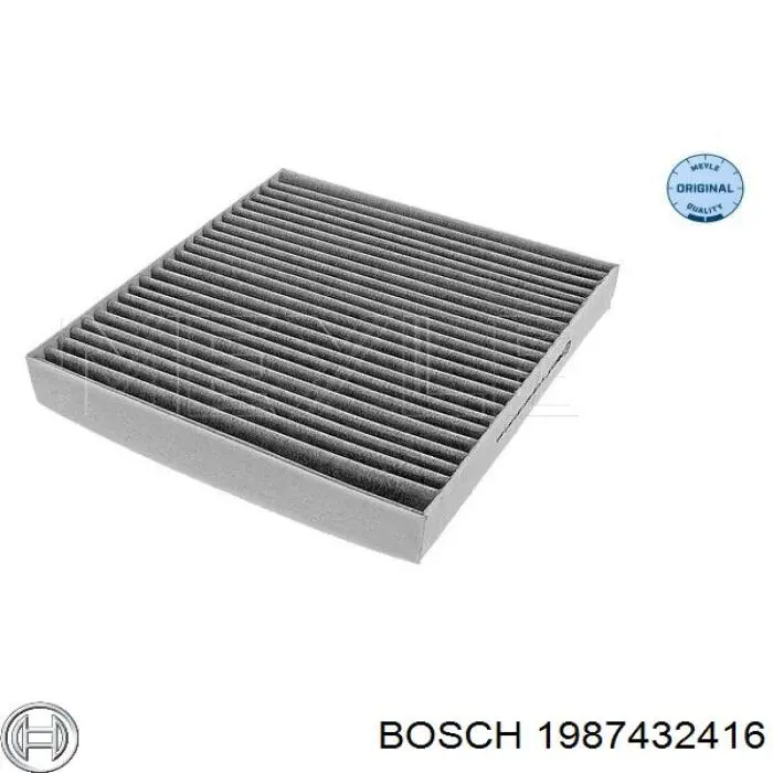 Купити 1987432416 Bosch Фільтр салону вугільний