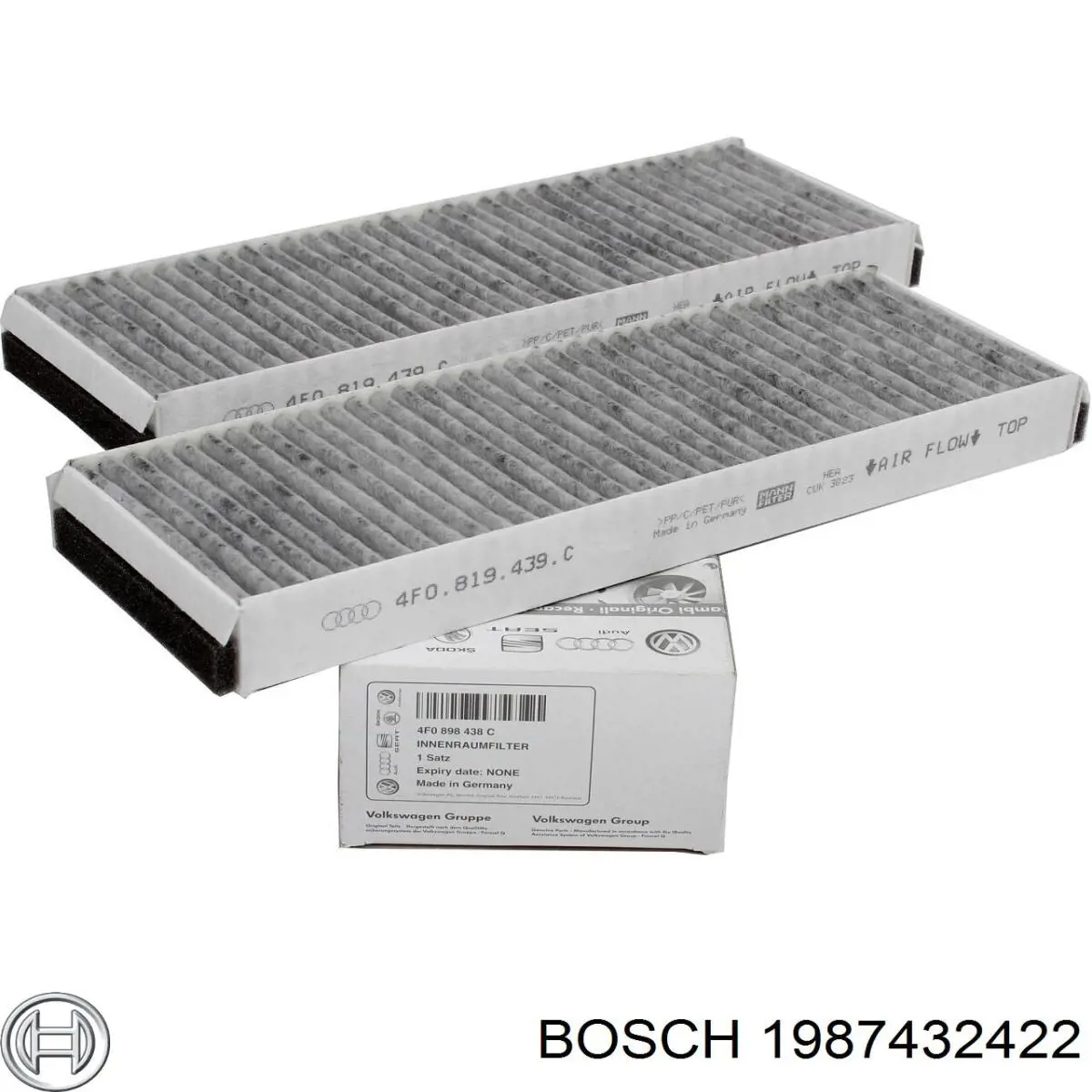 Купити 1987432422 Bosch Фільтр салону вугільний
