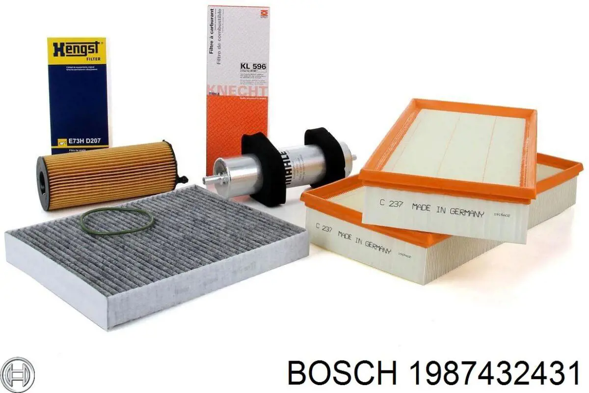 Повітряний фільтр салону Bosch 1987432431