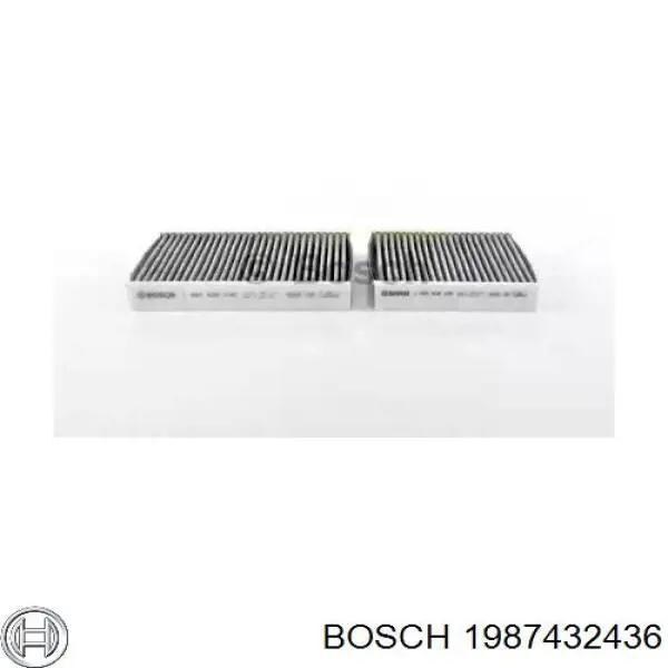 Купити 1987432436 Bosch Фільтр салону вугільний