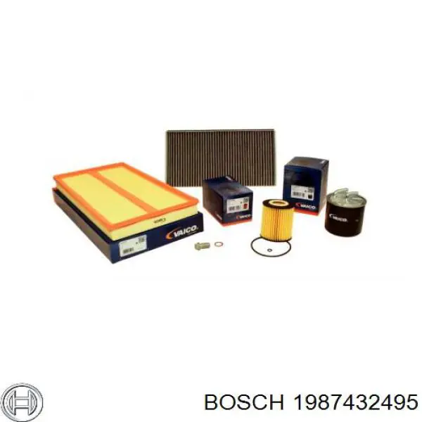 Купити 1987432495 Bosch Фільтр салону вугільний