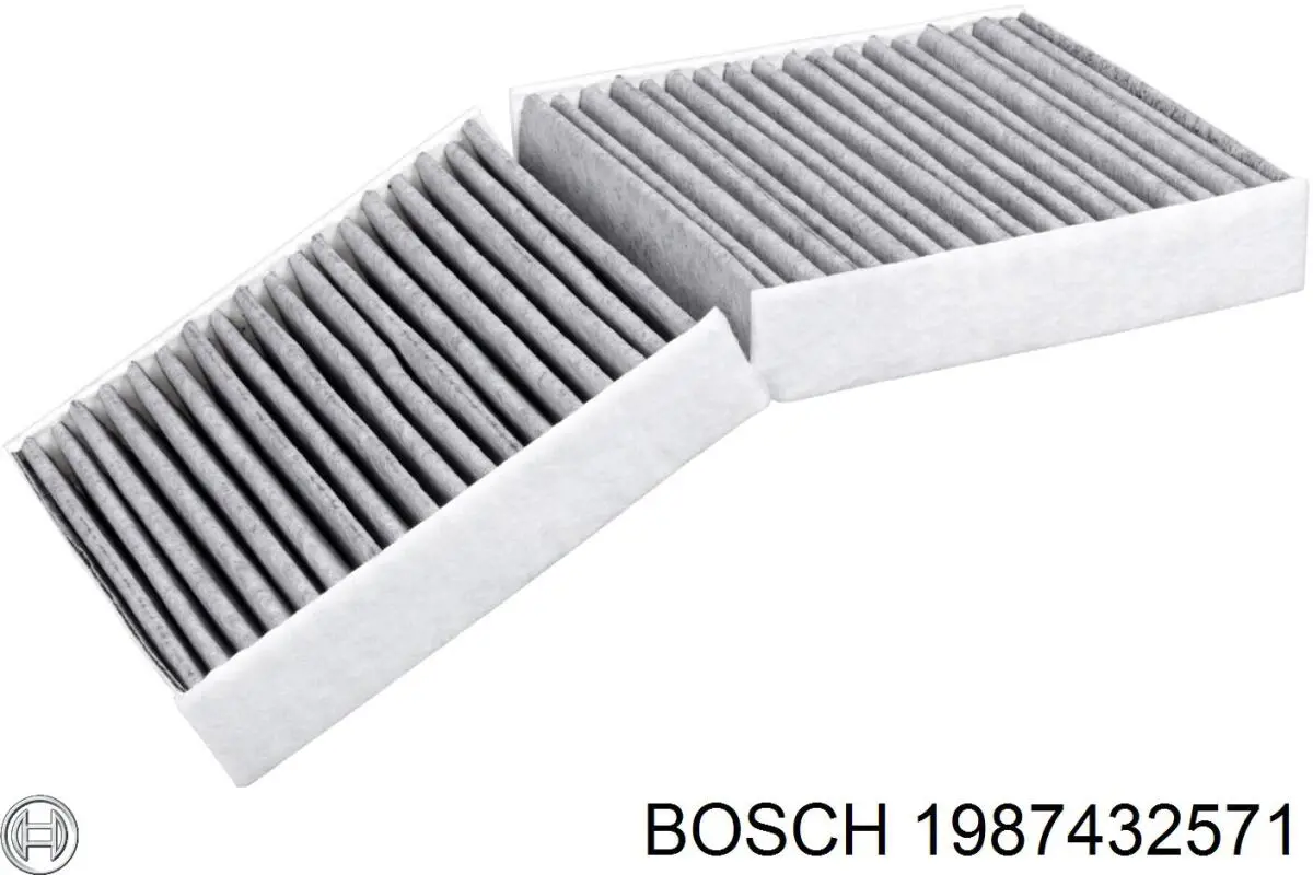 Фільтр повітряний обігрівача Bosch 1987432571 ціна, від 17.07 USD