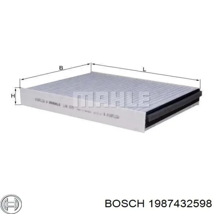 Фільтр салону 800226C TYC