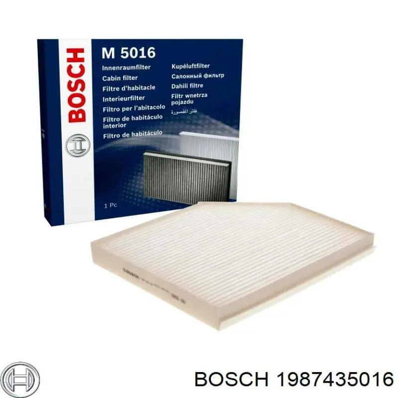 Повітряний фільтр салону Bosch 1987435016