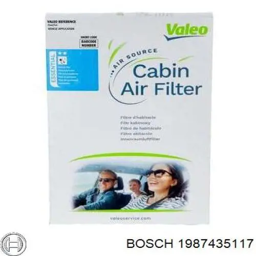 Фільтр повітряний обігрівача Bosch 1987435117 ціна, від 13.97 USD
