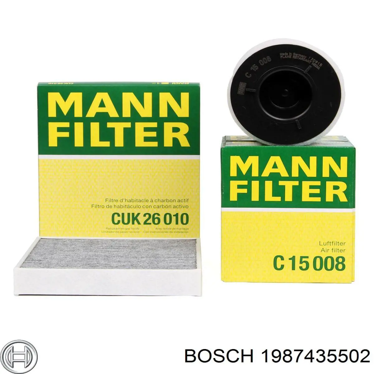 Купити 1987435502 Bosch Фільтр салону вугільний