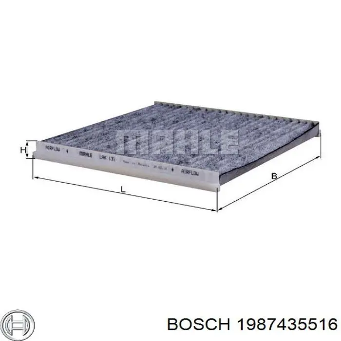 Фільтр салону 1987435516 Bosch