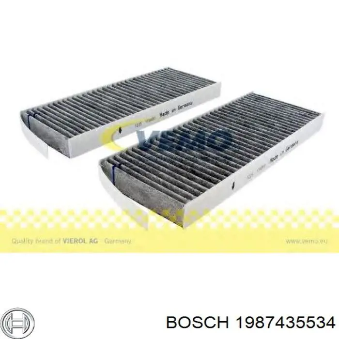 Фільтр салону 1987435534 Bosch