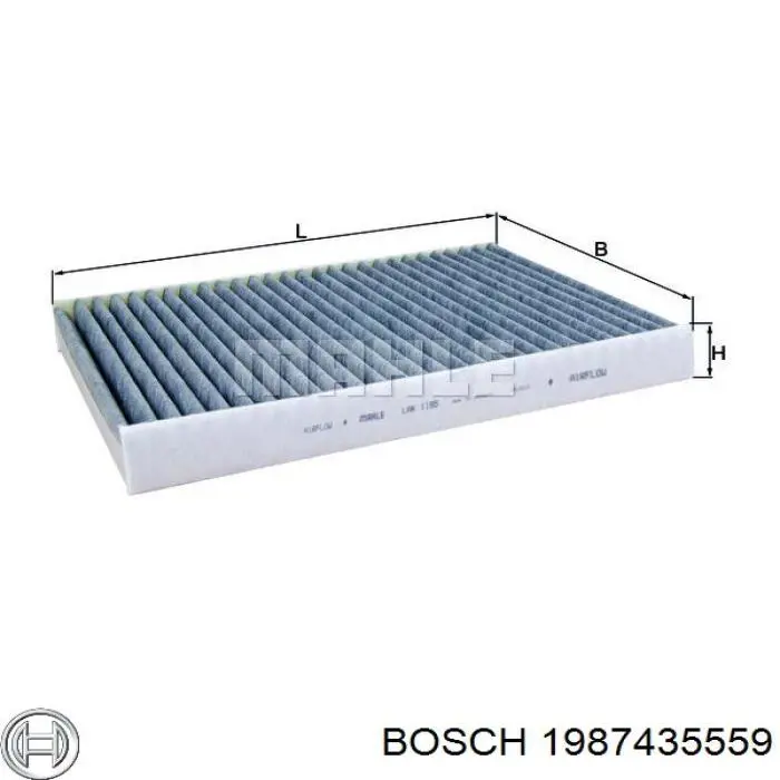 Фільтр салону 1987435559 Bosch