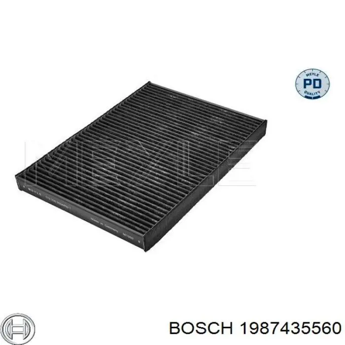 Фільтр повітряний обігрівача Bosch 1987435560 ціна, від 24.39 USD
