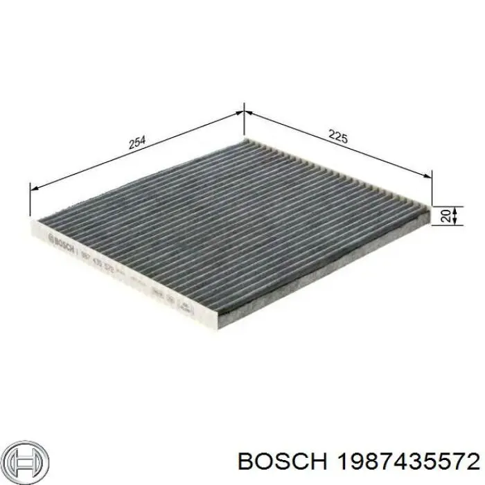 1987435572 Bosch фільтр салону